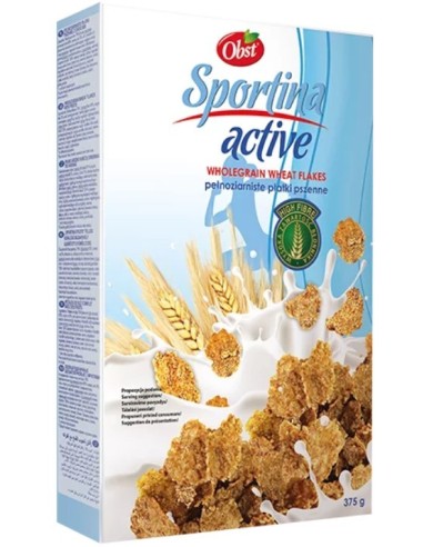Obst Wheat Flakes With Rice "Sportina Active" 375g
