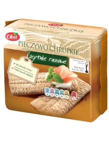 Obst Rye Crisp Bread Without Sugar 125g