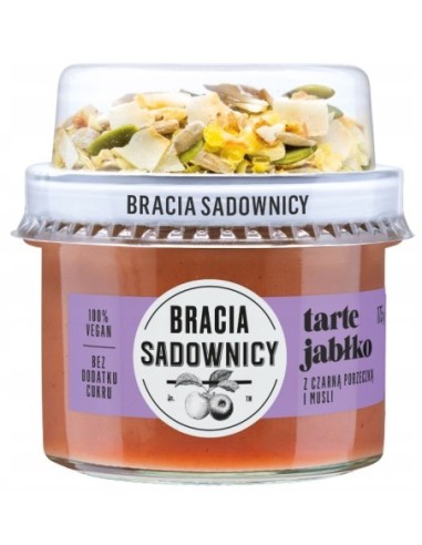 Bracia Sadownicy Grated Apple With Blackcurrant 175g