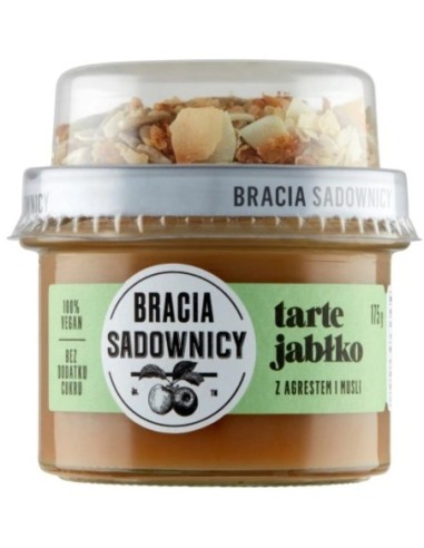 Bracia Sadownicy Grated Apple With Gooseberries 175g