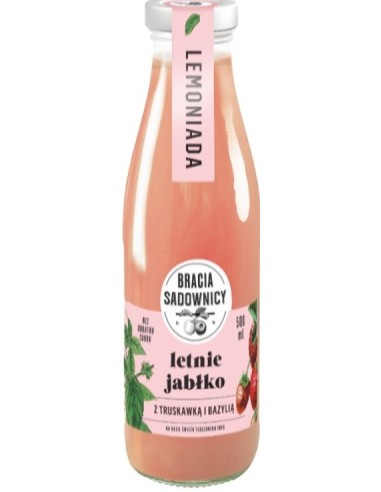 Bracia Sadownicy Summer Apple With Strawberry and Basil 500ml