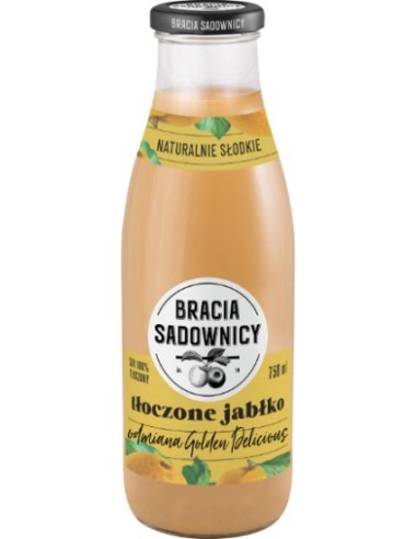 Bracia Sadownicy Pressed Apple of The Golden Delicious Variety 750ml