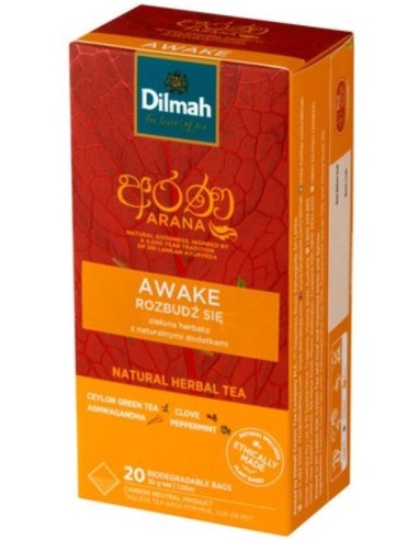 Dilmah Green Tea with Orange 20x1.5g