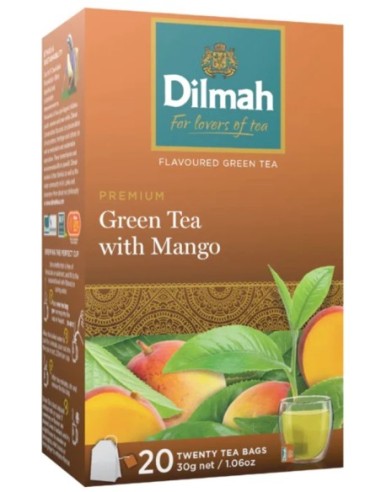 Dilmah Green Tea with Mango 20x1.5g