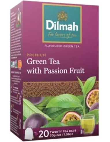 Dilmah Green Tea with Passion Fruit 20x1.5g