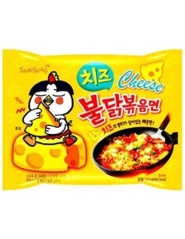 Samyang Instant Ramen Noodles Hot Chicken & Cheese 140g