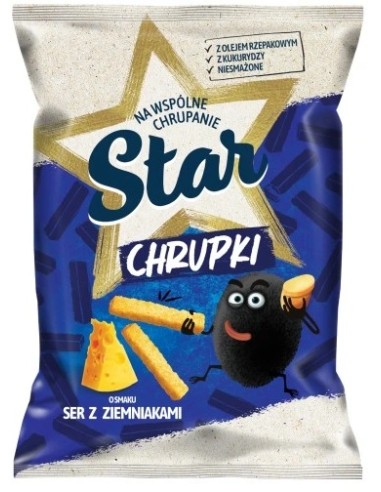 Star Chips Potato & Cheese 125g