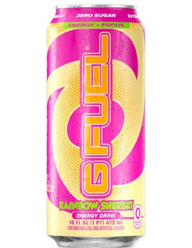 G Fuel Rainbow Sherbet Energy Drink 473ml