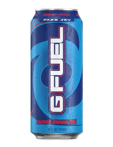 G Fuel Ragin Gummy Fish Energy Drink 473ml