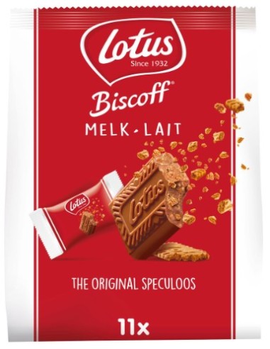 Lotus Chocolat au Lait Speculoos Eclats 11Pk 165g