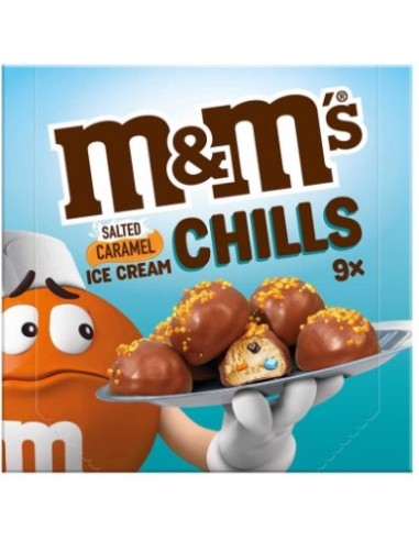 M&M's Ice Cream Chills Salted Caramel 9Pk 117g