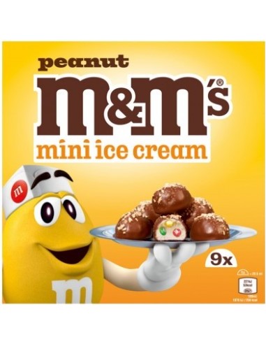 M&M's Ice Cream Chills Peanut 9Pk 117g