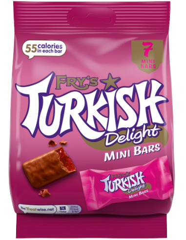 Fry's Turkish Delight Mini Bars 105g