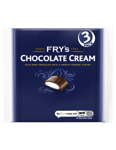 Fry's Chocolate Cream 3Pk 147g