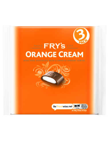 Fry's Orange Cream 3Pk 147g