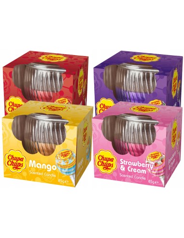 Chupa Chups Assorted Scented Candles 4pcs