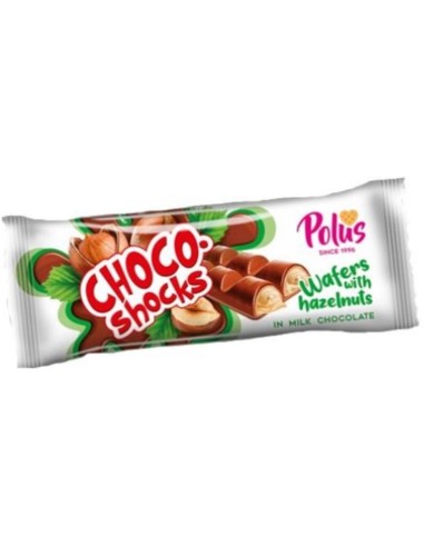 Polus Wafers Choco-Shocks with Hazelnuts  20g