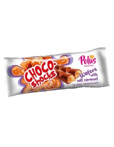 Polus Wafers Choco-Shocks with Sea Salt Caramel 20g