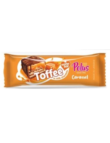 Polus Wafer Bar Mix Toffee Caramel 30g