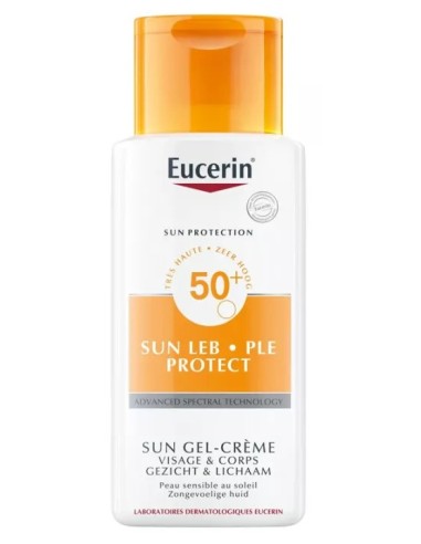 Eucerin Sun Leb Protect Crème-Gel SPF 50 flacon 150 ml