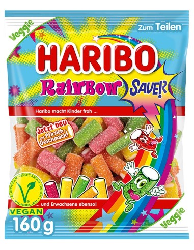 Haribo Rainbow Sauer (Vegan) 160g