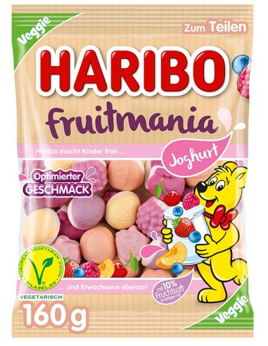 Haribo Fruitmania Joghurt  (Vegan) 160g