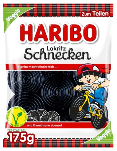 Haribo Lakritz Schnecken - Vegan 175g