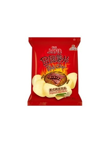 Oishi Babyback Ribs Potato Chips 80g