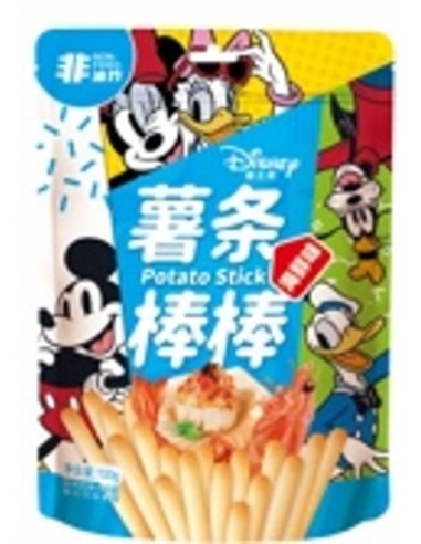 Binqi & Disney Chips Sticks Seafood 80g