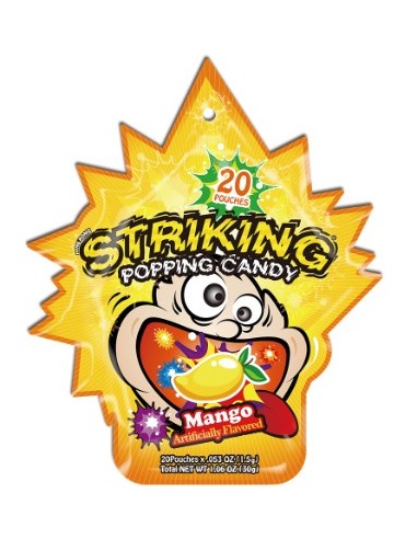 Striking Mango Flavor Popping Candy 30g