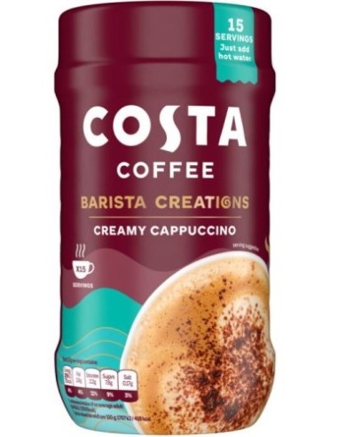 Costa Coffee Barista Creations Instant Creamy Cappuccino 255g