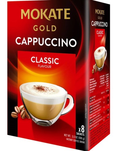 Mokate Gold Cappuccino Classic Flavour 8x12.5g