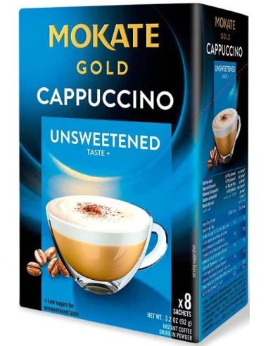 Mokate Gold Cappuccino Unsweetened Taste 8x11.5g