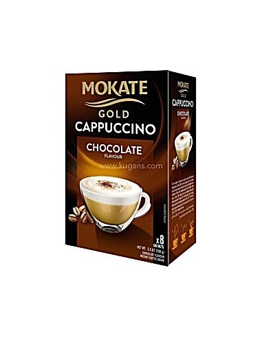 Mokate Gold Chocolate Cappuccino Flavour Instant Coffee Drink 8x12.5g