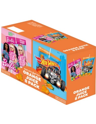 Mattel Multi Character (Barbie Orange + Hot Wheels Orange) 8x200ml