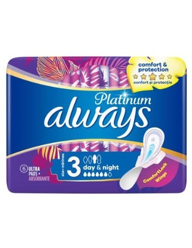 Always Pad Ultra Platinum Night 6pcs