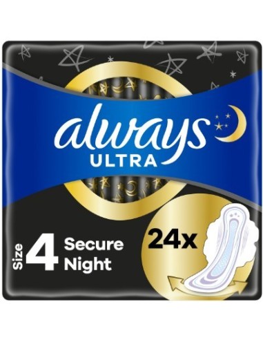 Always Pad Ultra Secure Night 24pcs
