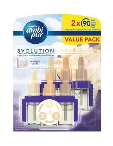 Ambipur Refill Moonlight Vanilla 2Pk 20ml