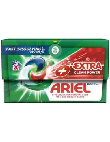 Ariel Liquid Tabs Extra Clean 20 Units