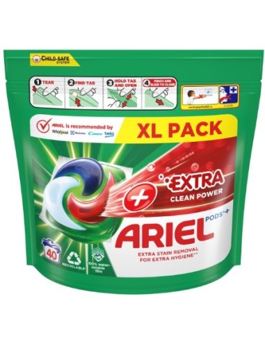 Ariel Liquid Tabs Extra Clean 40 Units