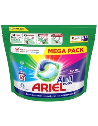 Ariel Liquid Tabs Color 63 Units