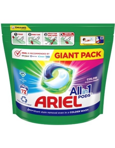 Ariel Liquid Tabs Color 72 Units