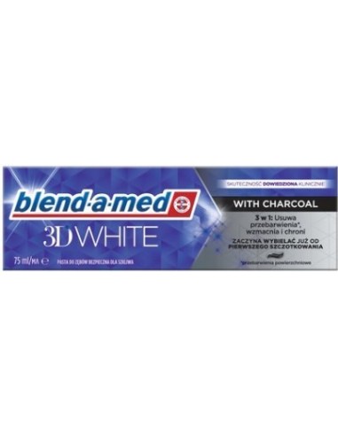 Blend-A-Dent 3d White Charcoal 75ml