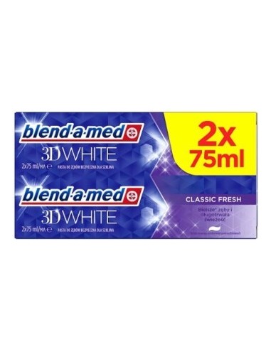 Blend-A-Dent 3DW Classic Fresh Duo Pack 2x75ml