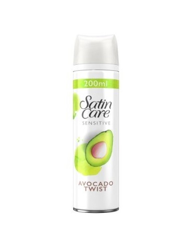 Gillette Satin Care Avocado Twist Shaving Gel 200ml