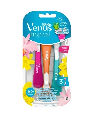 Gillette Venus Tropical 3 Razors 1pc