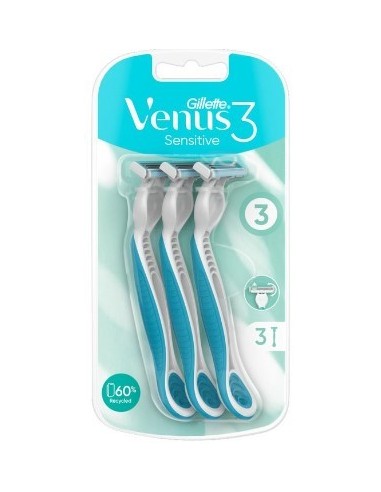 Gillette Venus3 Sensitive 3 Razors 1pc