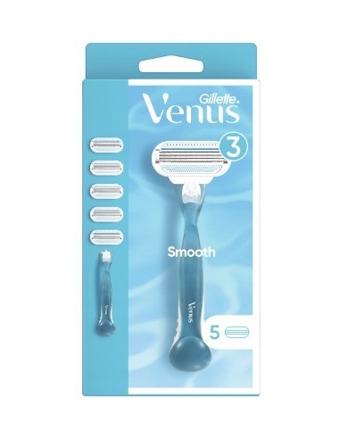 Gillette Venus Smooth Razor + 4 Blades 1pc