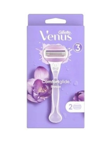 Gillette Venus Breeze Razor + 2 Blades 1pc