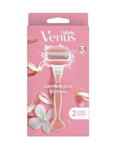 Gillette Venus Comfortglide Spa Breeze Razor + 1 Blade 1pc